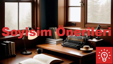 Soyisim Önerileri