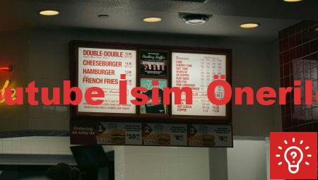 Youtube İsim Önerileri