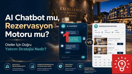 AI Chatbot mu, Rezervasyon Motoru mu? Oteller İçin Doğru Yatırım Stratejisi Nedir?
