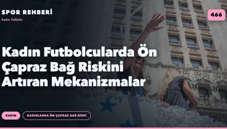 Kadın Futbolcularda Ön Çapraz Bağ Riskini Artıran Mekanizmalar